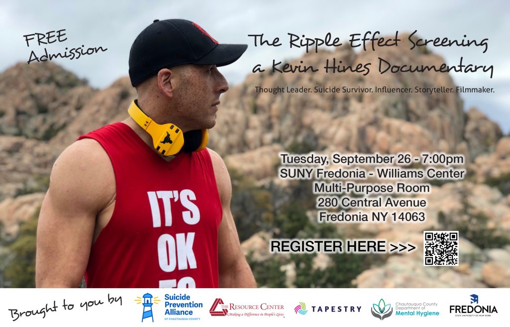 The Ripple Effect Screening – a Kevin Hines Documentary – SUNY Fredonia