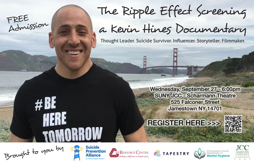 The Ripple Effect Screening – a Kevin Hines Documentary – SUNY JCC